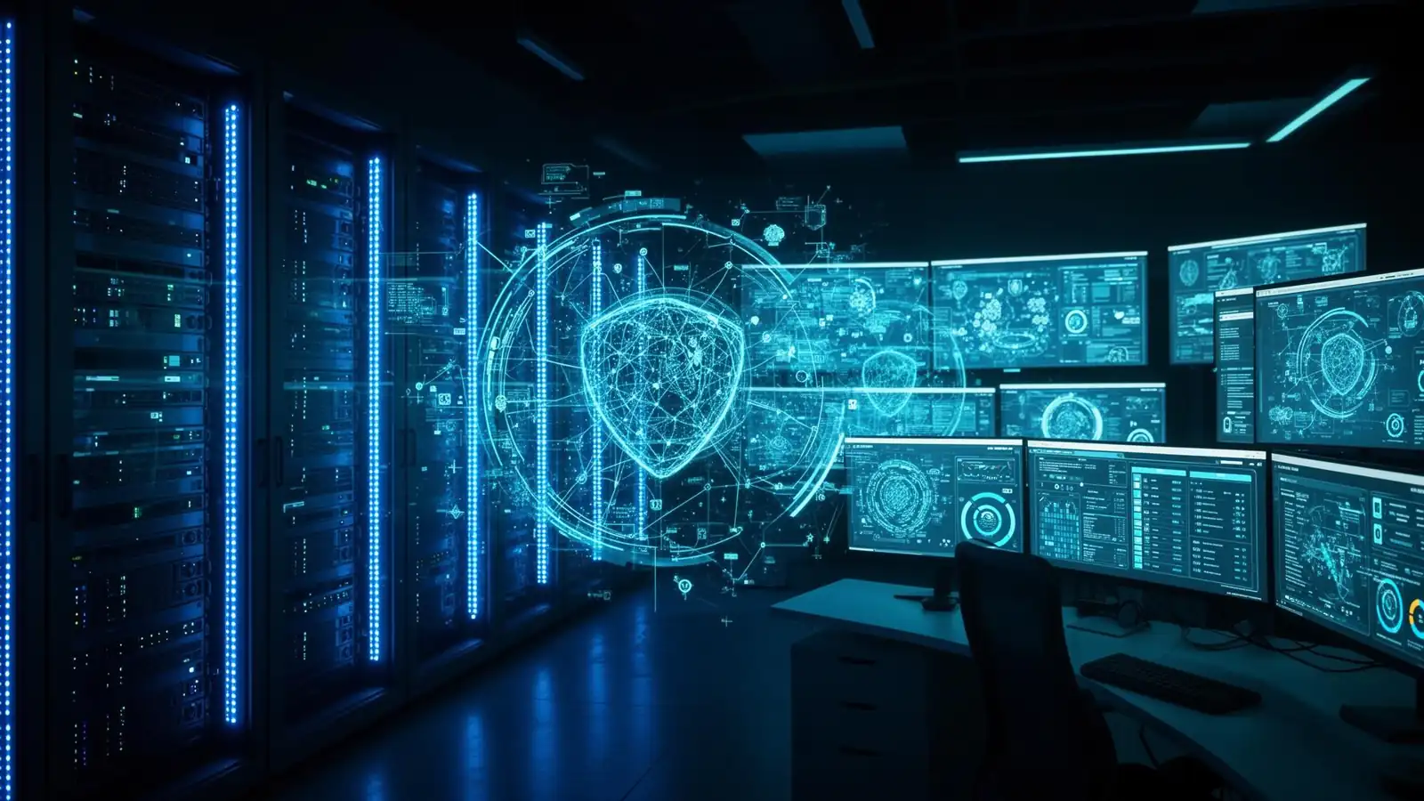 High-tech network operations center